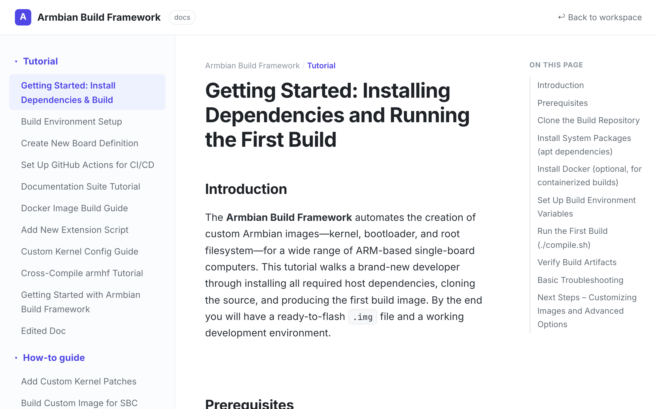 A rendered, themed ScribeOps documentation site with navigation and on-page TOC